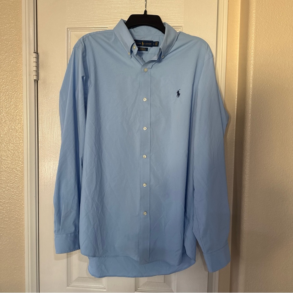 Polo by Ralph Lauren Men's Blue Shirt Large